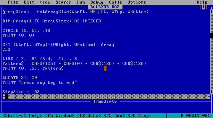 QuickBASIC 4.5 normal